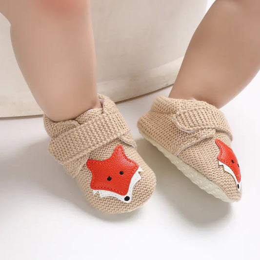 Soft Sole Cartoon Baby Shoes for 0-1 Year Olds